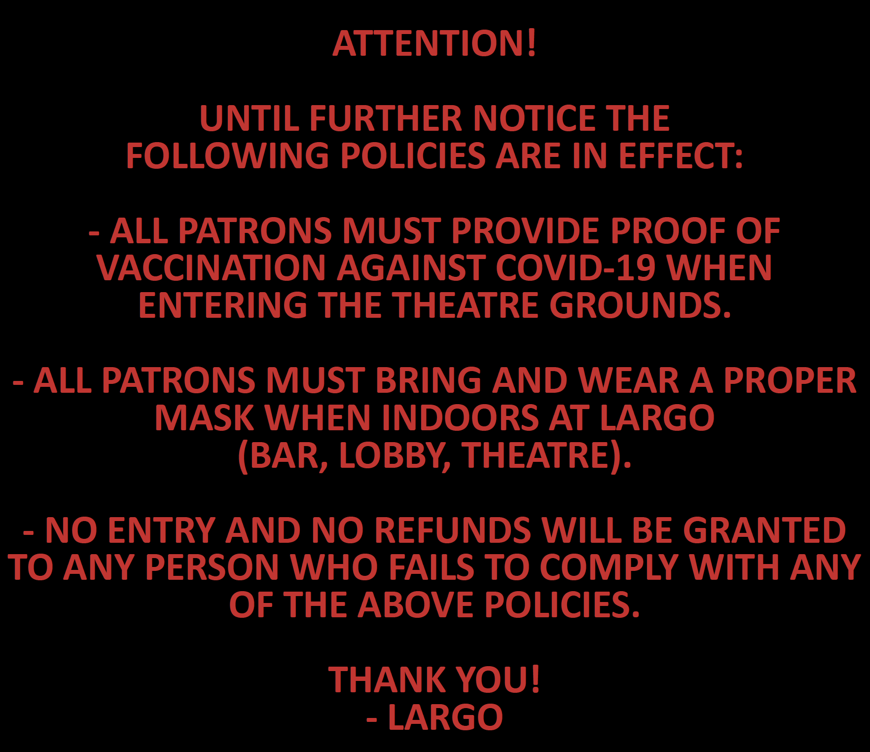 2022 Largo Christmas Show Rob Largo At The Coronet